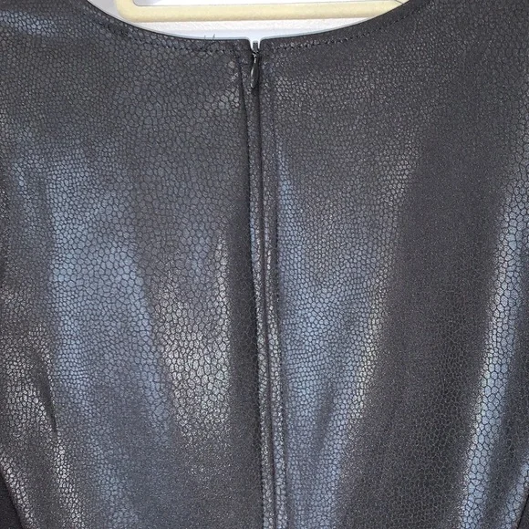 🔥BAR lll faux leather embossed snake print detail dress - Picture 6 of 9